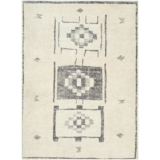 Becki Owens Solana Cream / Granite Rug 0-RUGS-patterned Surya