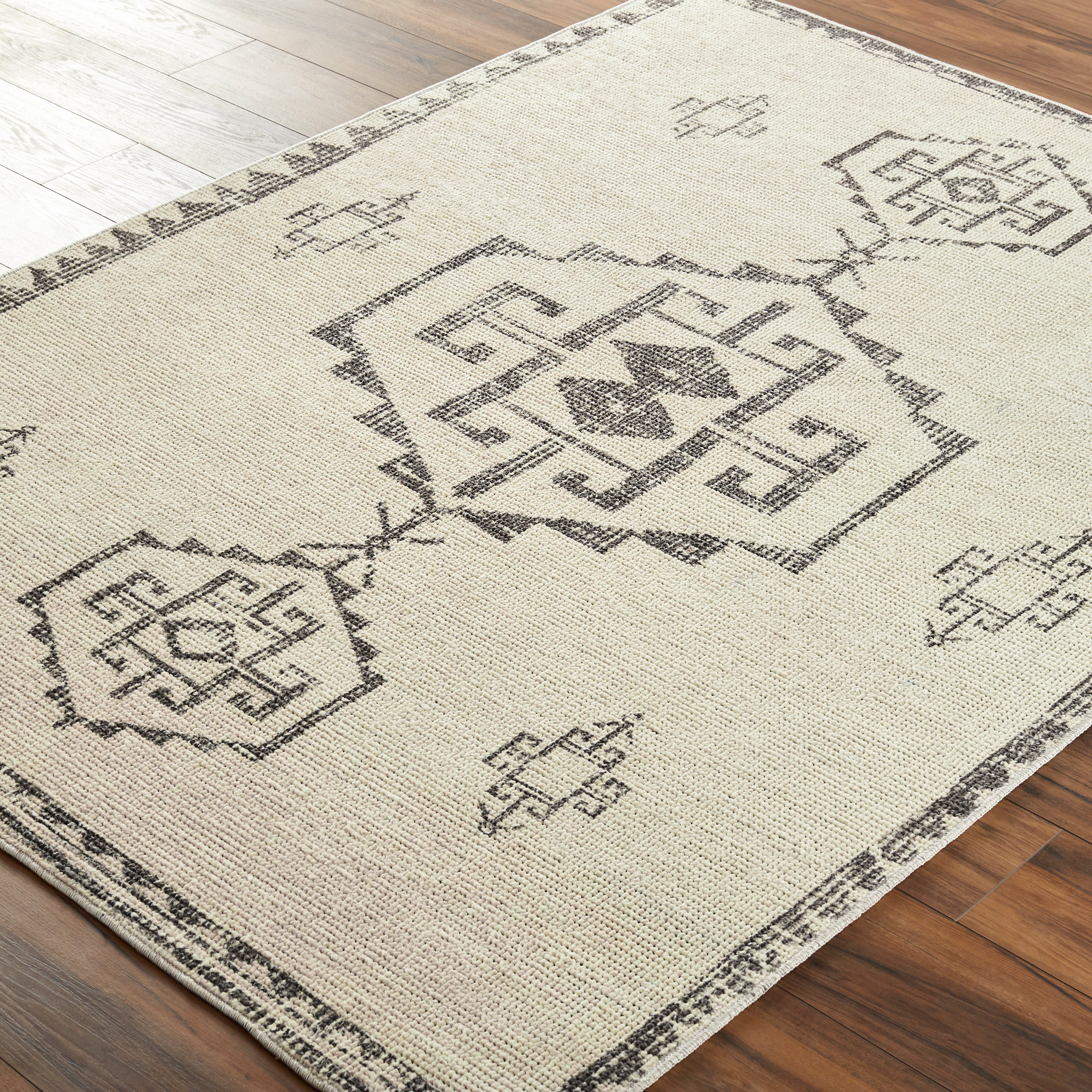 Becki Owens Solana Ivory / Charcoal Rug 0-RUGS-patterned Surya