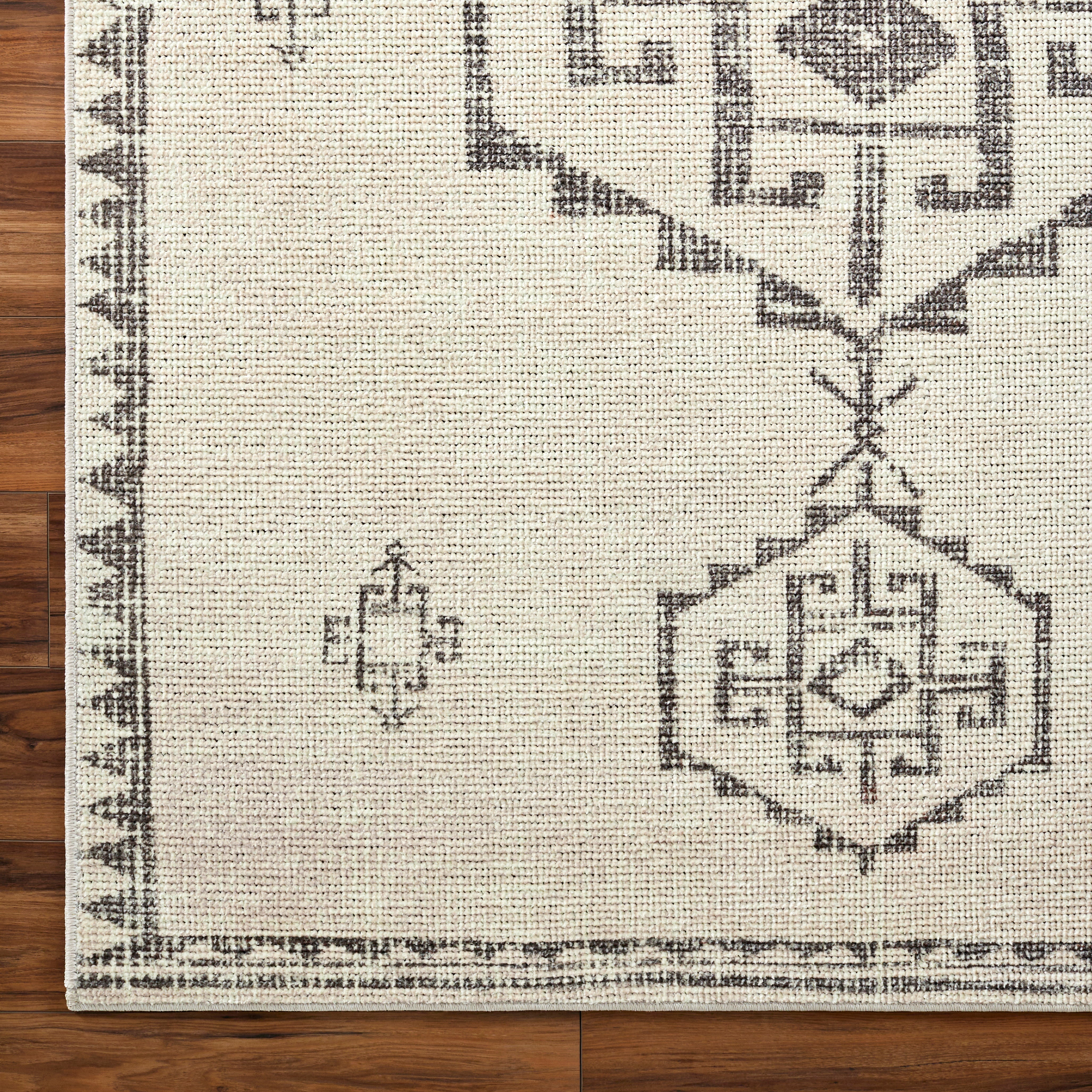 Becki Owens Solana Ivory / Charcoal Rug 0-RUGS-patterned Surya