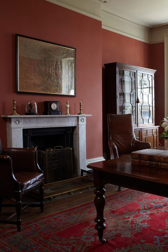 Farrow & Ball Book Room Red No. 50 - Archive Collection PAINT - Farrow & Ball Farrow & Ball