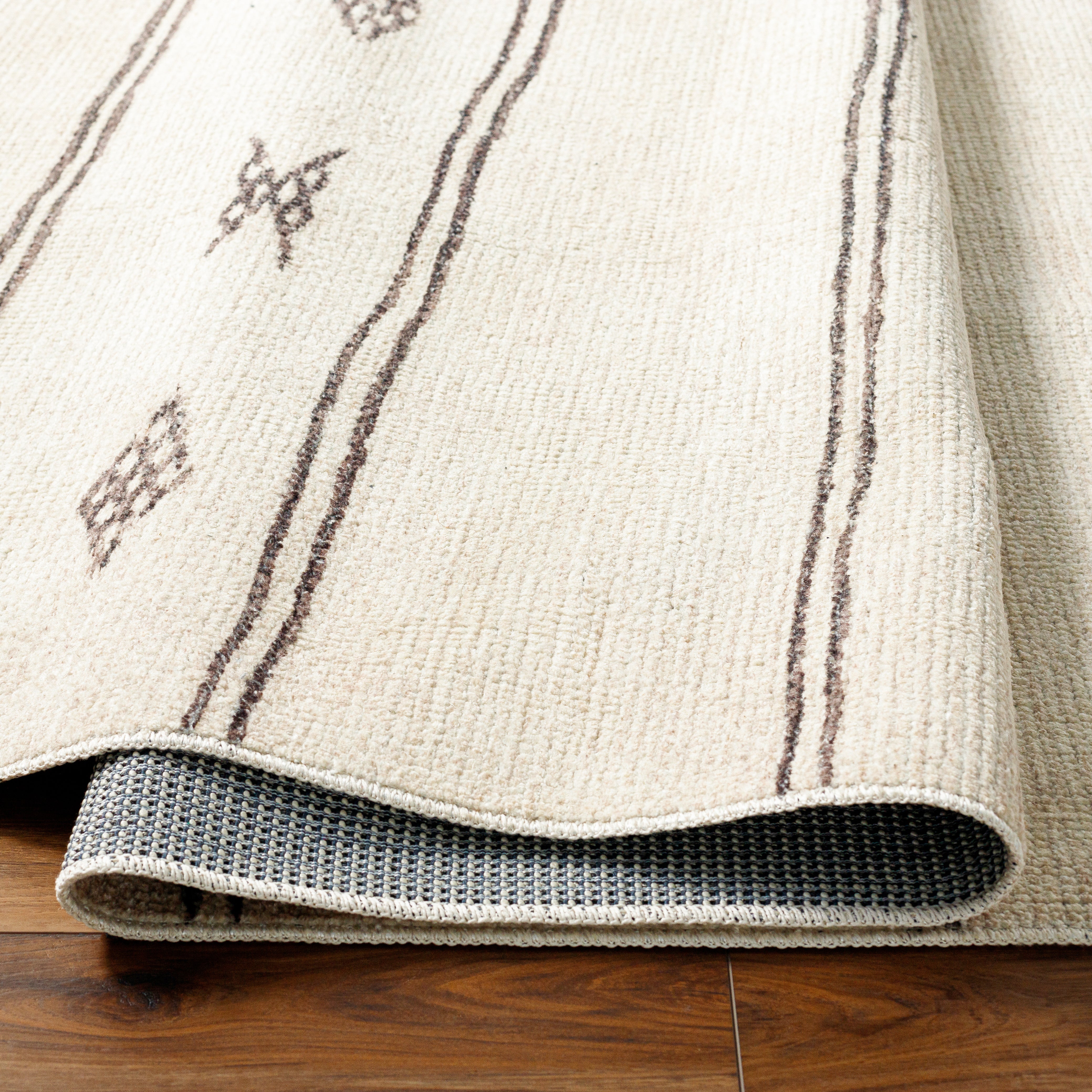 Becki Owens Rivi Cream / Charcoal Rug 0-RUGS-patterned Surya
