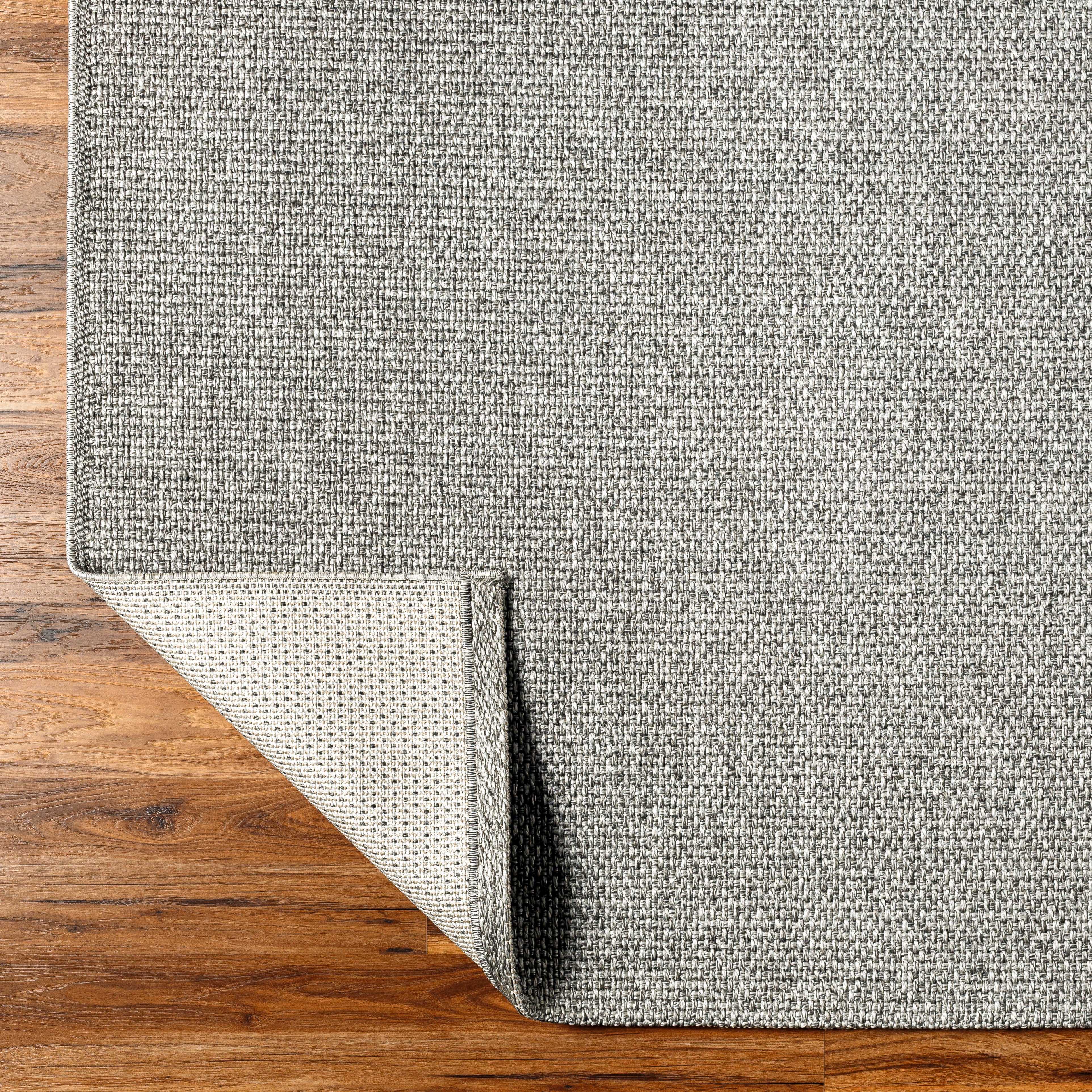Becki Owens Birdie Silver Woven Rug 5-Rugs - indoor/outdoor Surya