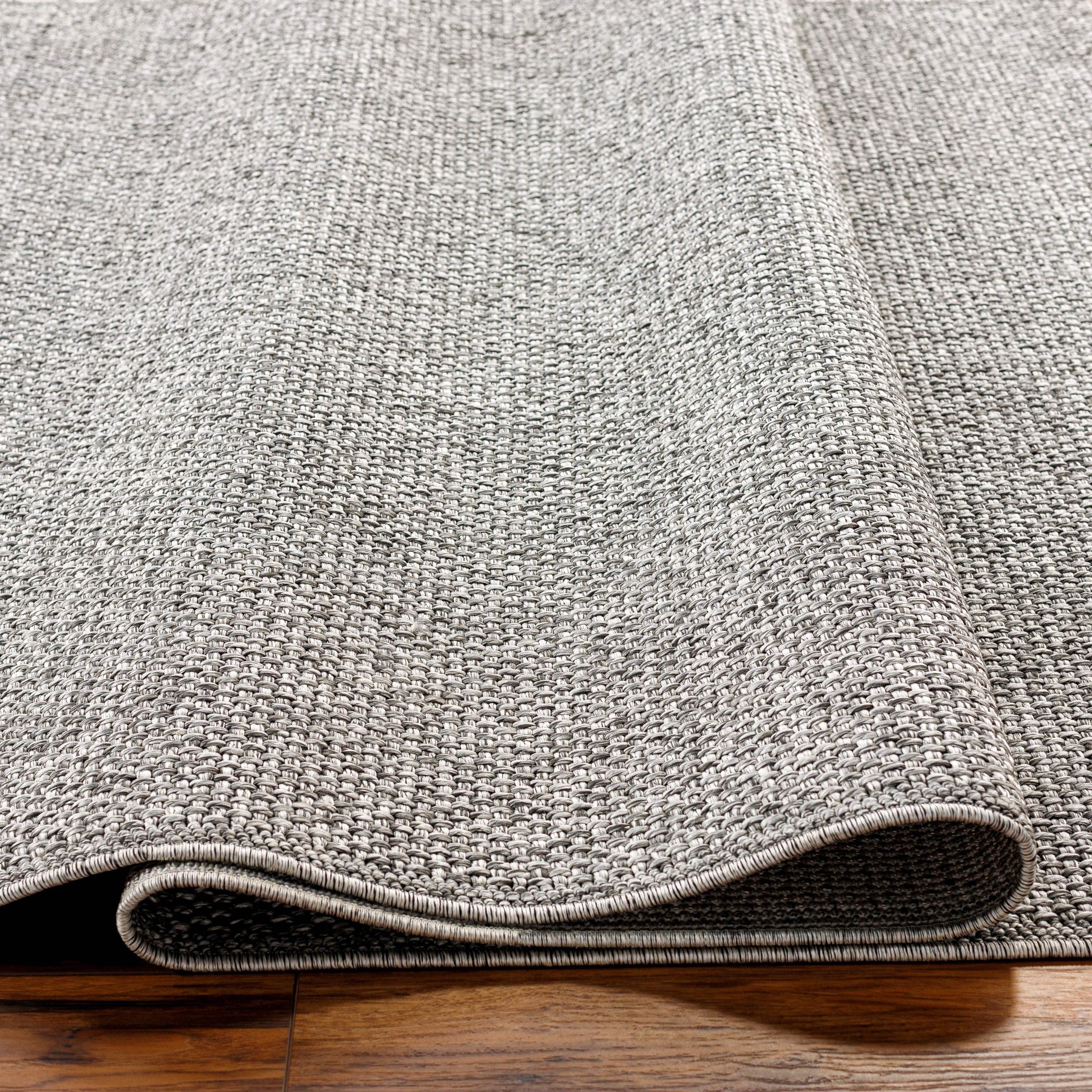 Becki Owens Birdie Silver Woven Rug 5-Rugs - indoor/outdoor Surya