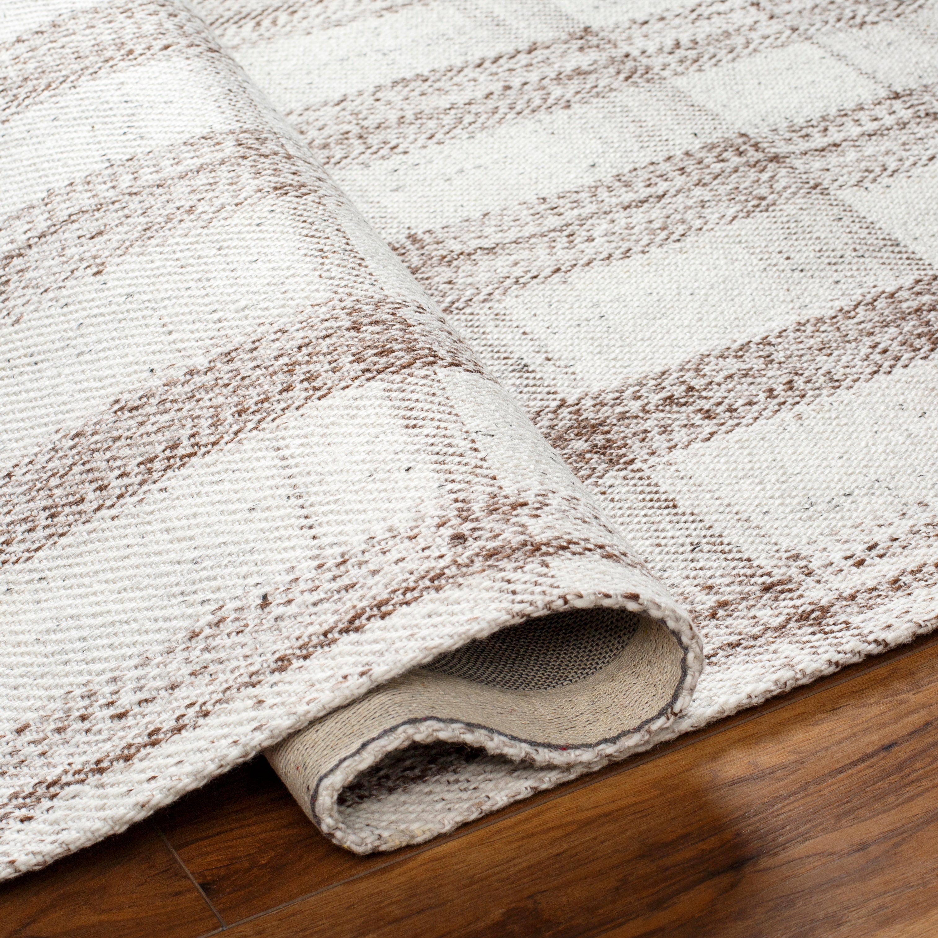 Becki Owens Sammy Tan Plaid Rug 0-RUGS-patterned Surya