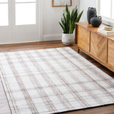 Becki Owens Sammy Tan Plaid Rug 0-RUGS-patterned Surya