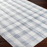 Becki Owens Sammy Silver Plaid Rug 0-RUGS-patterned Surya