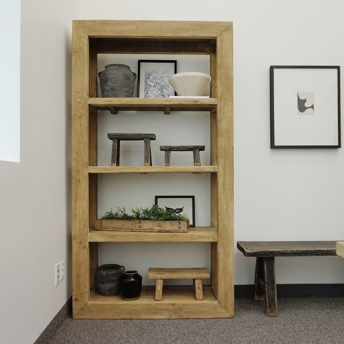 Dover Reclaimed Wood Bookshelf 7 - FURNITURE - bookcase/cabinet Hauer Market