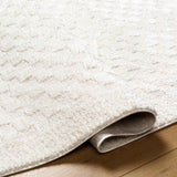 OVERSTOCK RUG - Floyd Ivory Border Checkered Rug - 9'2" x 12' IN STORE - Sale Rug Surya