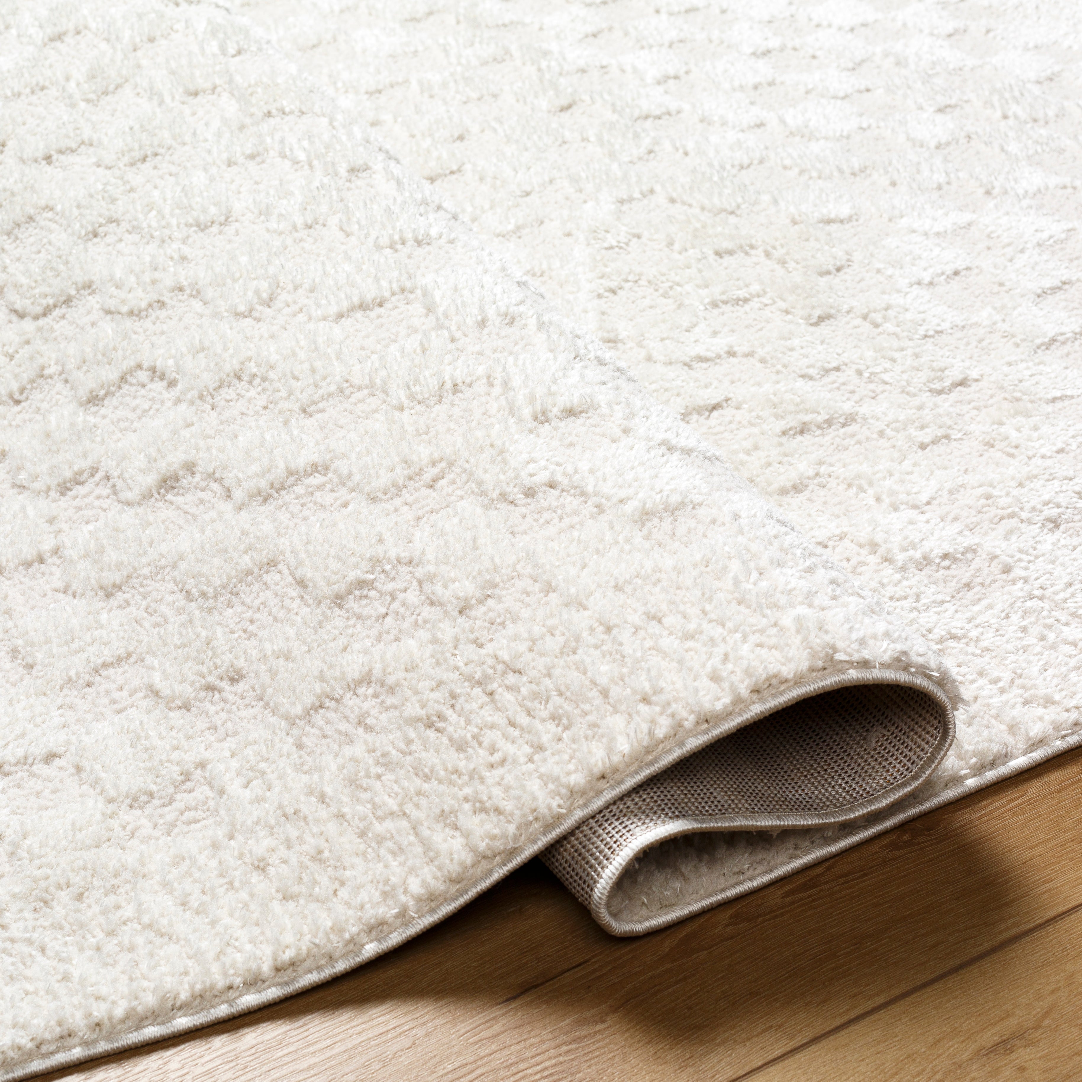 OVERSTOCK RUG - Floyd Ivory Border Checkered Rug - 9'2" x 12' IN STORE - Sale Rug Surya
