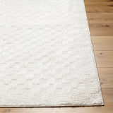 OVERSTOCK RUG - Floyd Ivory Border Checkered Rug - 9'2" x 12' IN STORE - Sale Rug Surya