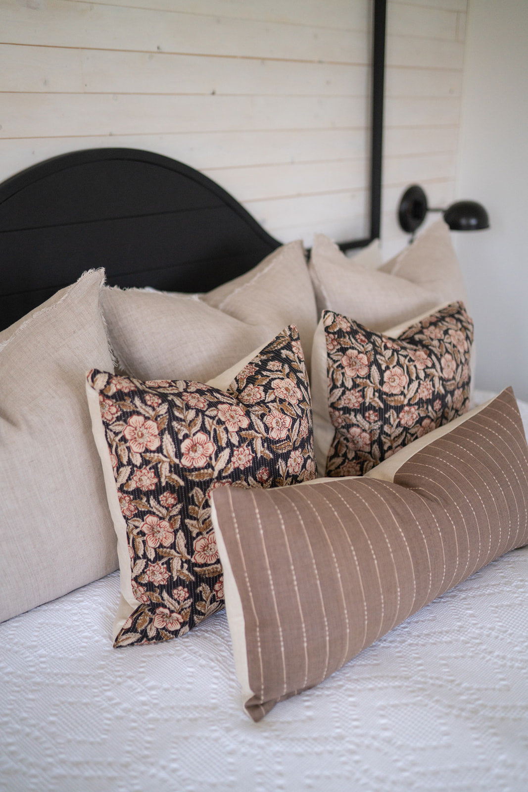Hazelnut Long Lumbar Pillow Cover 3 - PILLOWS - Thai - cool Rug & Weave Pillows