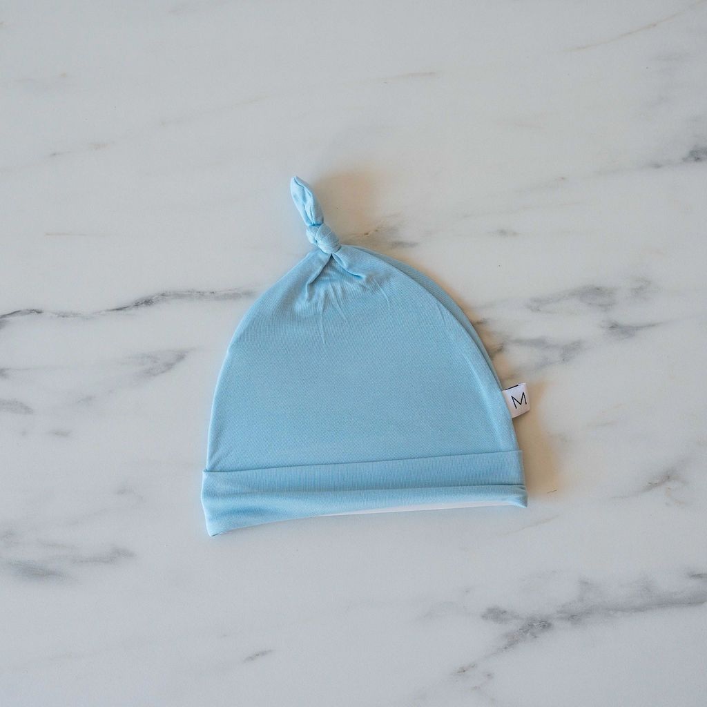 Knotted Bamboo Baby Hat FINNBIRD - hat Mila & Co. (Faire) Ocean