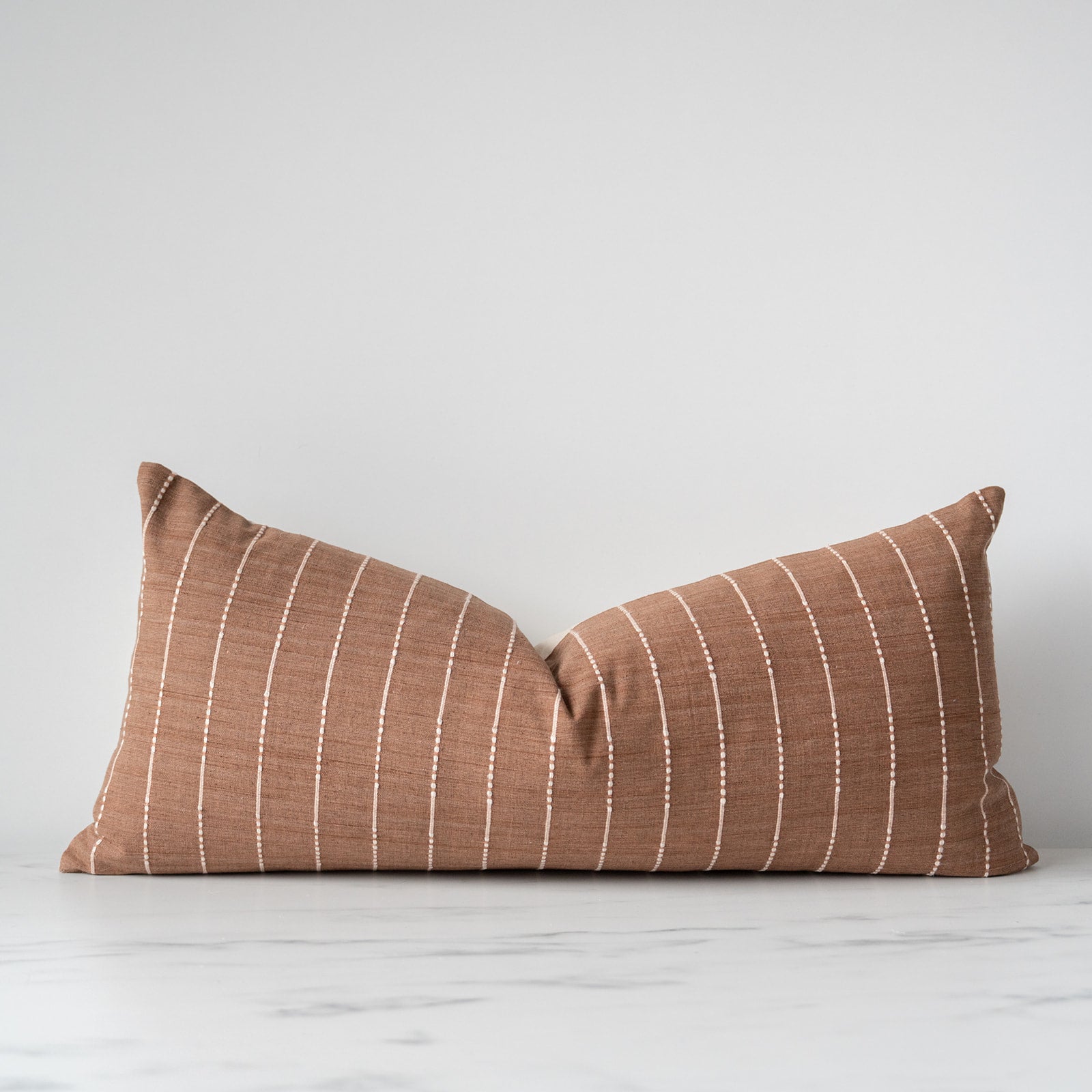 Hazelnut Long Lumbar Pillow Cover 3 - PILLOWS - Thai - cool Rug & Weave Pillows