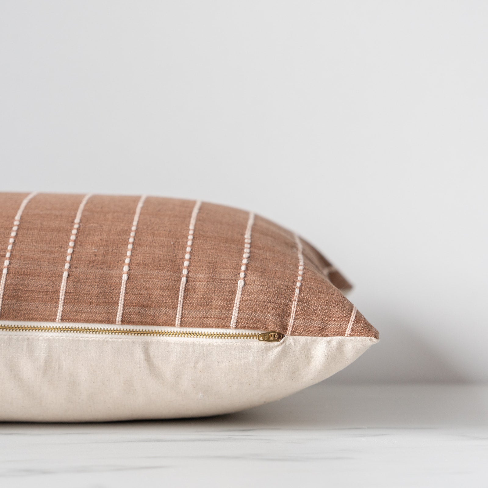 Hazelnut Long Lumbar Pillow Cover 3 - PILLOWS - Thai - cool Rug & Weave Pillows