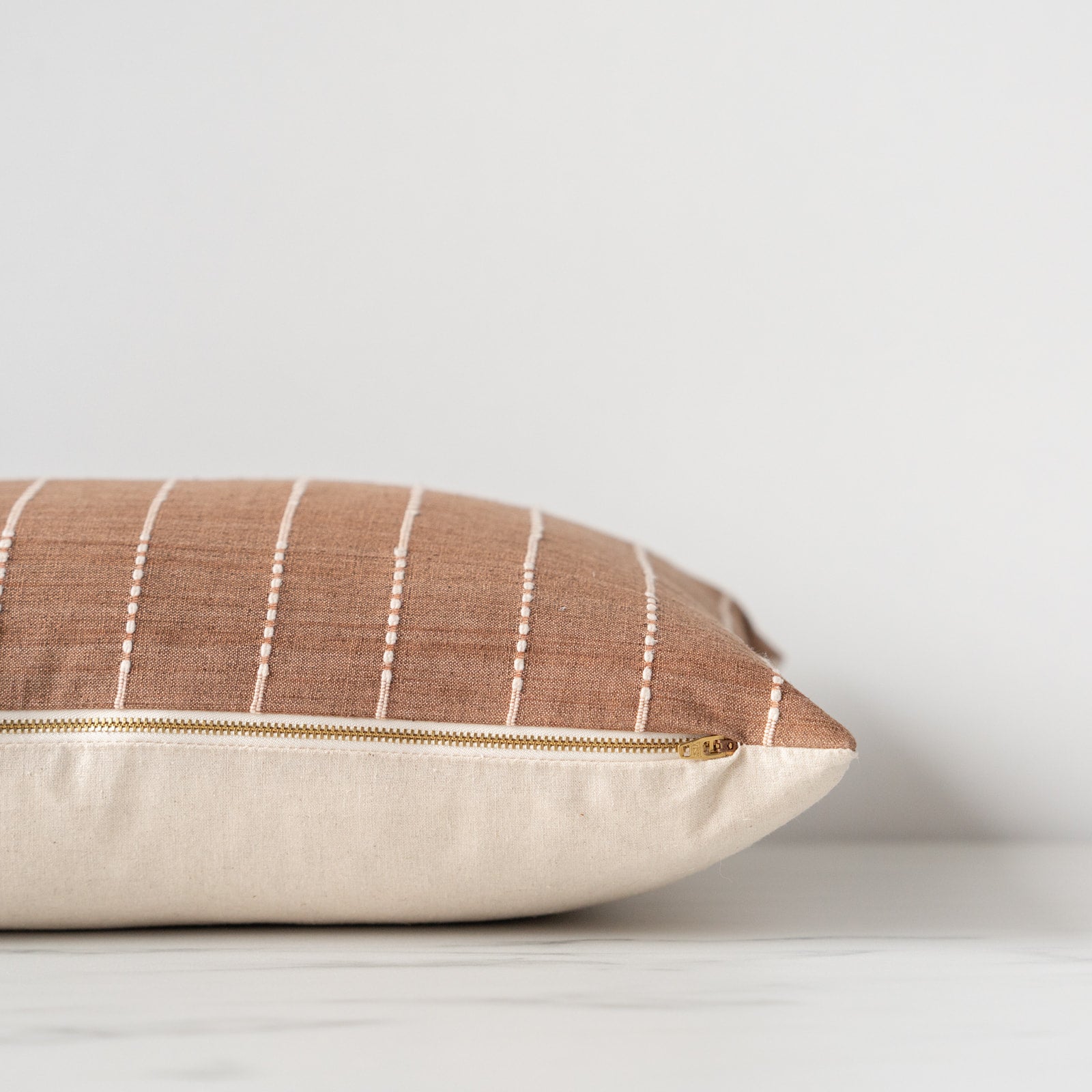 Hazelnut Woven Pillow Cover 1 - PILLOWS - Thai - neutral Rug & Weave Pillows