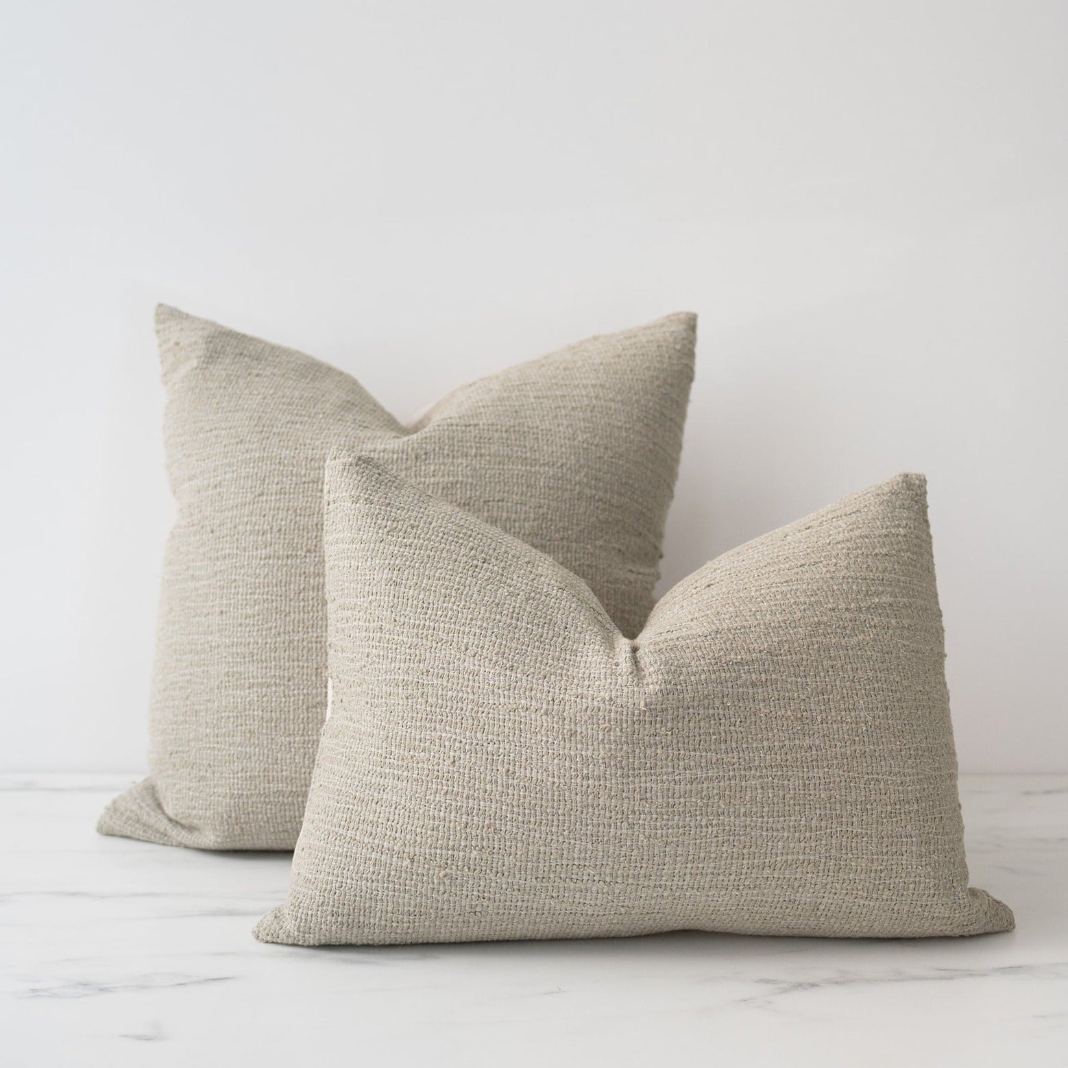 Pierre Woven Pillow Cover 1 - PILLOWS - Thai - neutral Rug & Weave Pillows