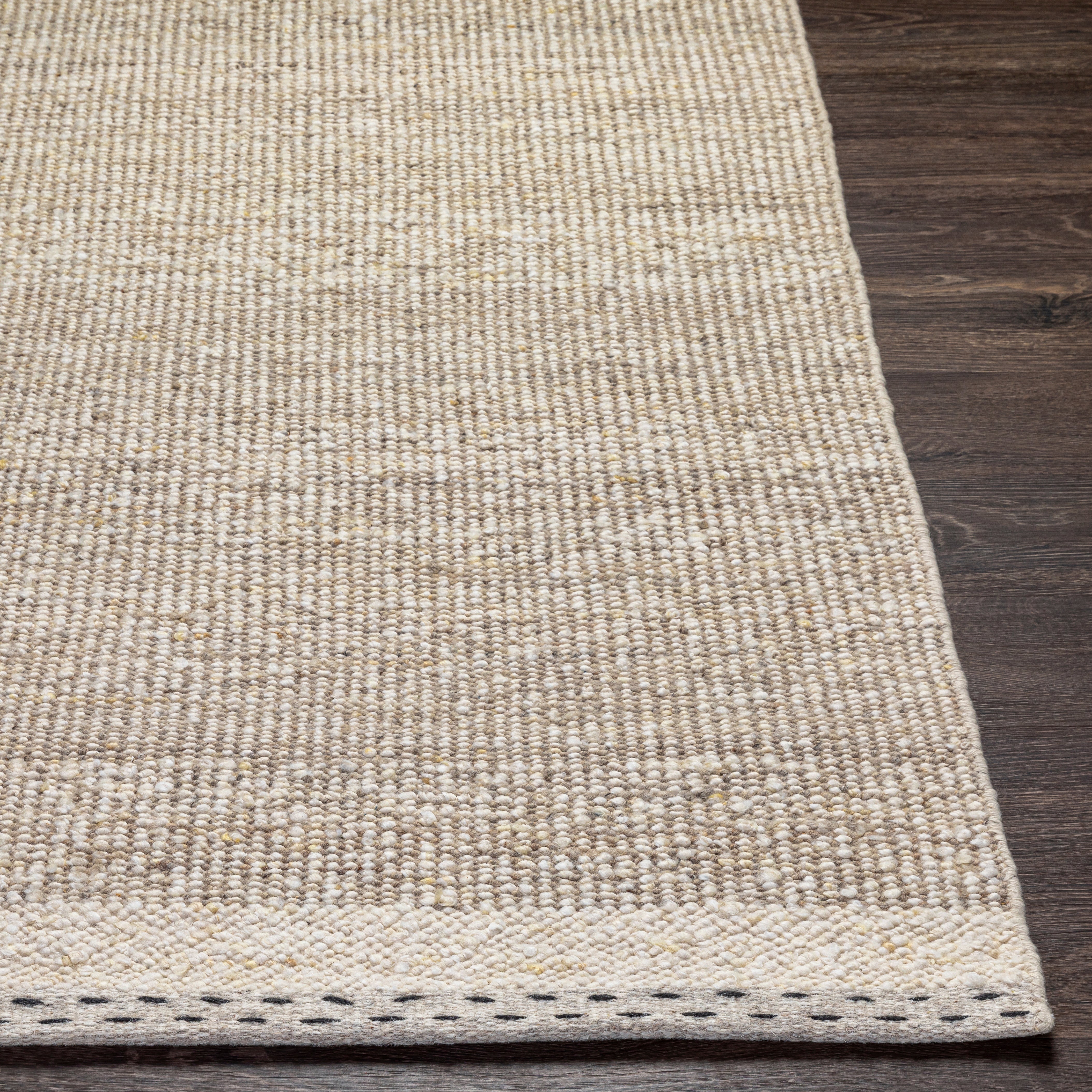 Sandie Oatmeal Rug 0-RUGS - wool Surya