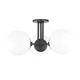 Stella Semi Flush LIGHITING - semi-flush Hudson Valley Lighting 18.25"W x 10.5"H Old Bronze