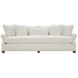 CUSTOM Bristol 85" Bench Cushion Sofa, BRISTOL-002 102CR-19, latte legs FURNITURE - sofa Rowe Furniture