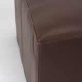 Minerva Leather Ottoman 12 - FURNITURE - bar/counter stool Mercana