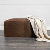 Minerva Leather Ottoman 12 - FURNITURE - bar/counter stool Mercana