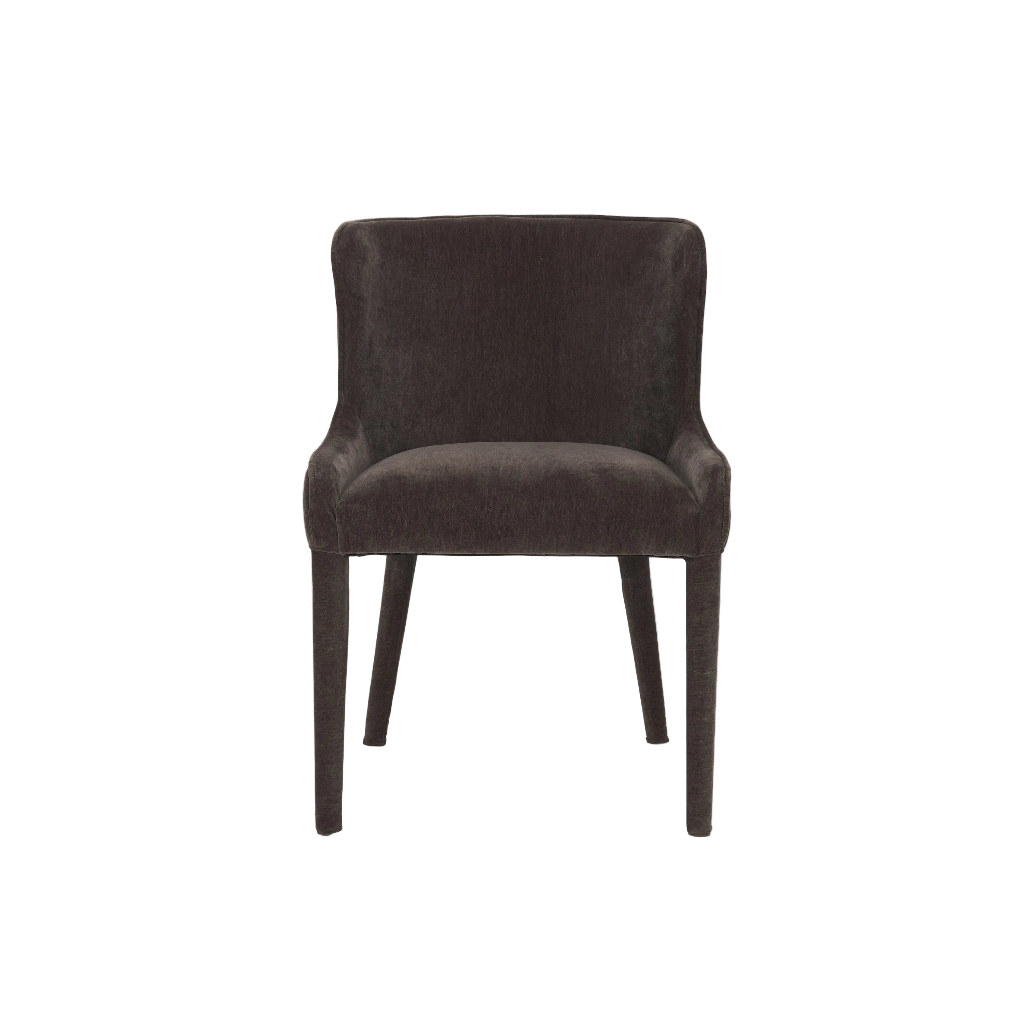 FLOOR MODEL - Norlan Dining Chair - Charcoal Chenille- set of 2 FURNITURE - floor model Mercana