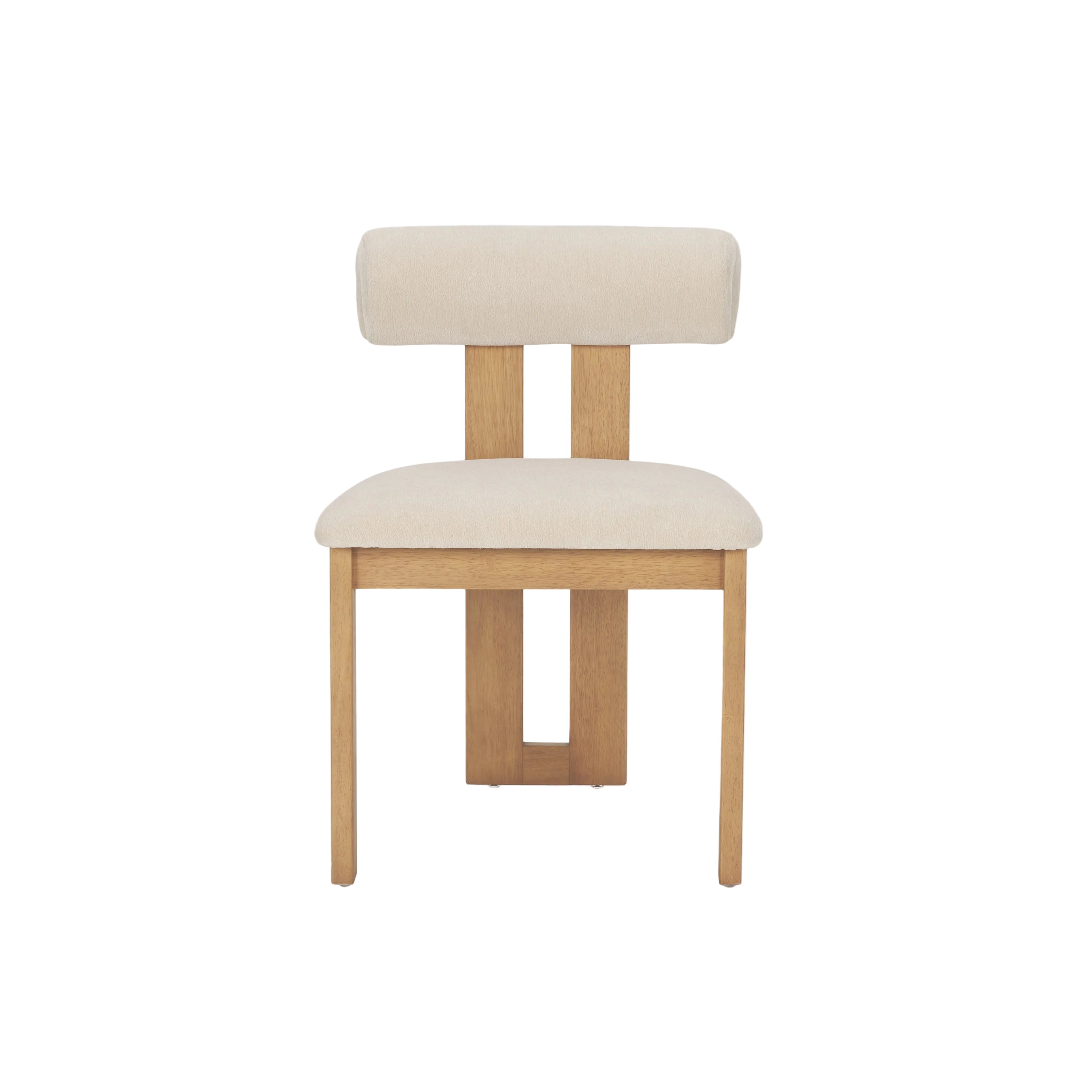FLOOR MODEL - Tristan Dining Chair - Cream Chenille - set of 2 FURNITURE - floor model Mercana