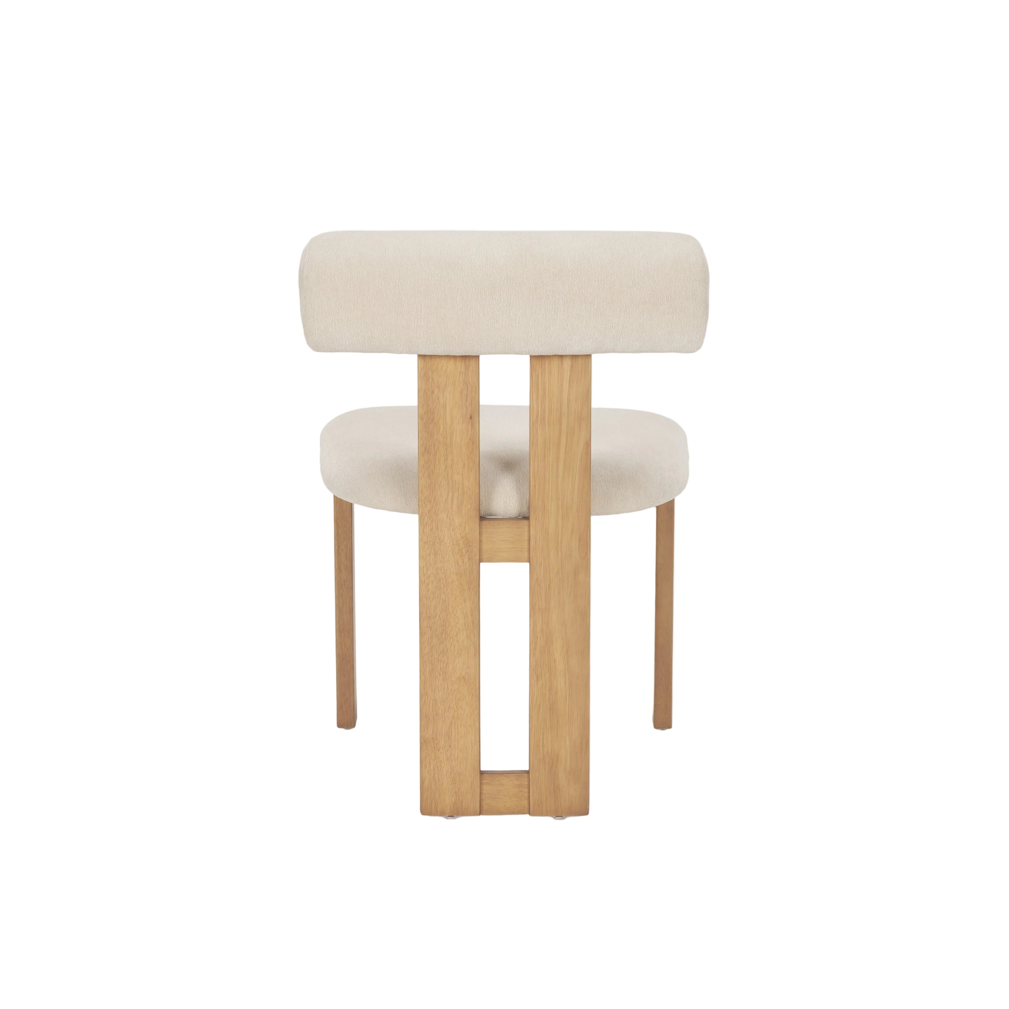 FLOOR MODEL - Tristan Dining Chair - Cream Chenille - set of 2 FURNITURE - floor model Mercana