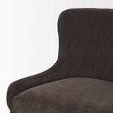 FLOOR MODEL - Norlan Dining Chair - Charcoal Chenille- set of 2 FURNITURE - floor model Mercana