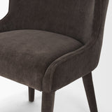 FLOOR MODEL - Norlan Dining Chair - Charcoal Chenille- set of 2 FURNITURE - floor model Mercana