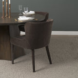 FLOOR MODEL - Norlan Dining Chair - Charcoal Chenille- set of 2 FURNITURE - floor model Mercana