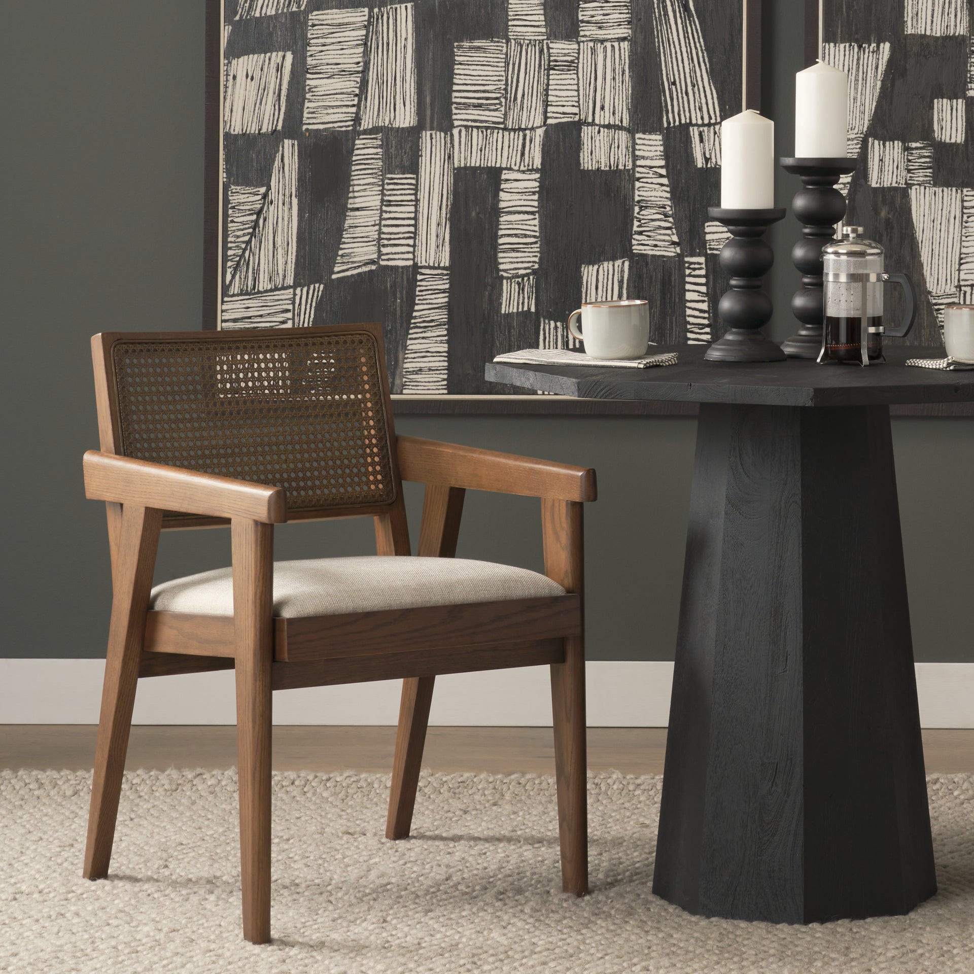 Rei Dining Armchair - Set of 2 FURNITURE - dining chairs Mercana