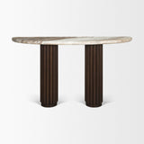 Marty Half Moon Console Table