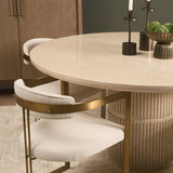 Sorra Marble Round Dining Table