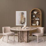 Riva Marble Round Dining Table