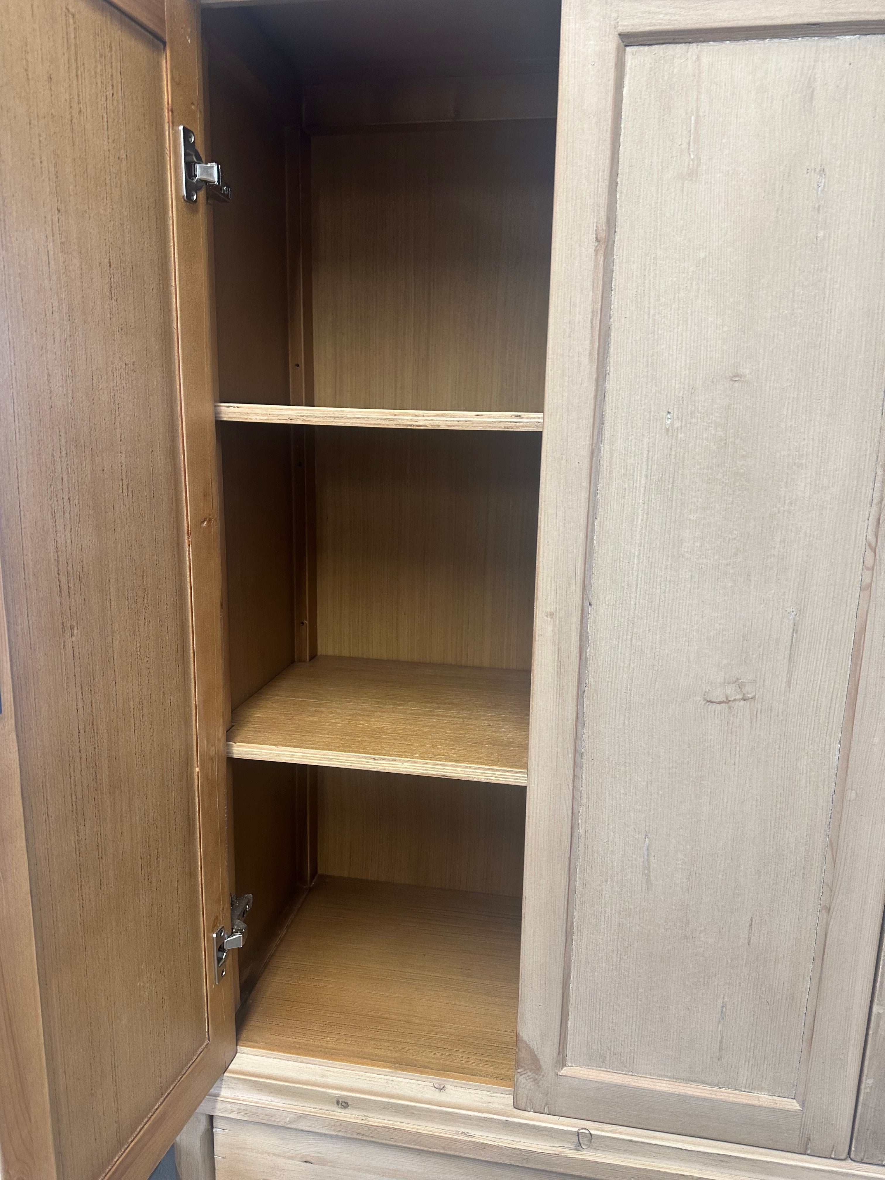 FLOOR MODEL - Brimley Wide Cabinet - Light Pine FURNITURE - floor model Four Hands