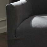 Lowell Slipcover Swivel Chair - Broadway Demin FURNITURE - lounge chair Four Hands