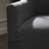 Lowell Slipcover Swivel Chair - Broadway Demin FURNITURE - lounge chair Four Hands