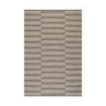 Nate Berkus Mateo Striped Wool Cozy Area Rug RUGS - wool Dash & Albert Brown 3' x 5'
