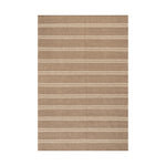 Nate Berkus York Striped Wool Cozy Area Rug RUGS - wool Dash & Albert Brown 3' x 5'