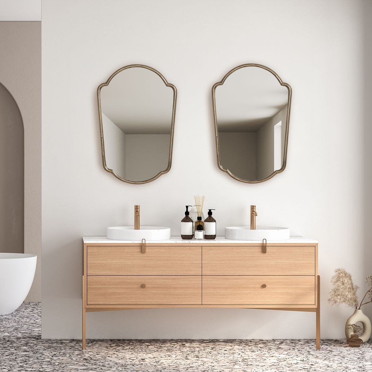 Naomi Wall Mirror 100 - a - wall mirror Uttermost