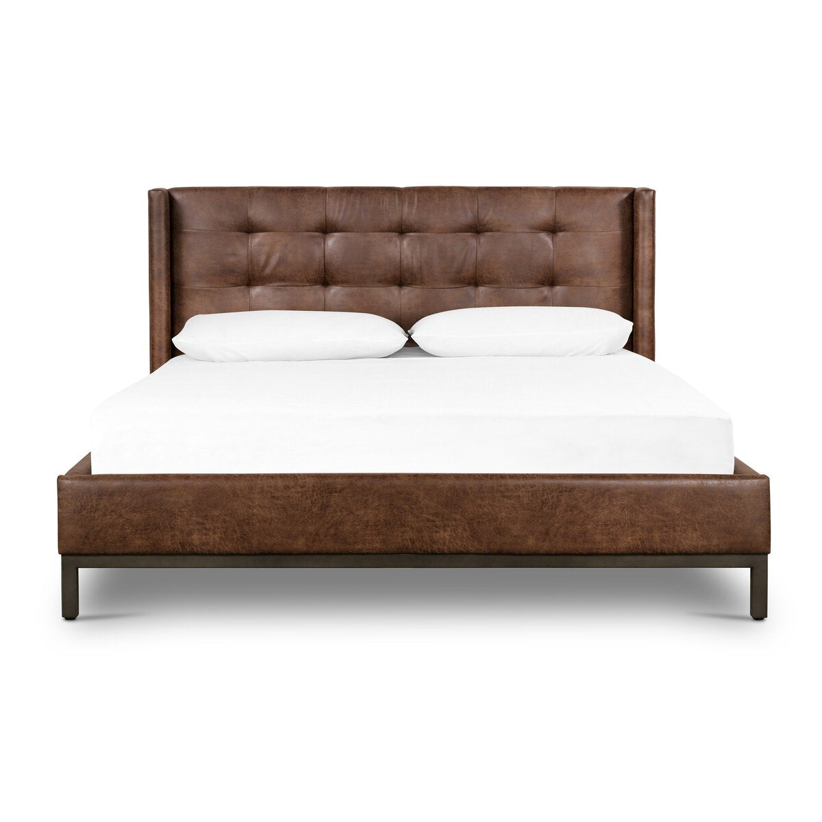 Newhall Bed 13 - FURNITURE - bed Four Hands Queen