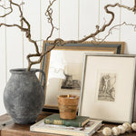 Textured Ceramic Vase with Handle - Grey vase Indaba