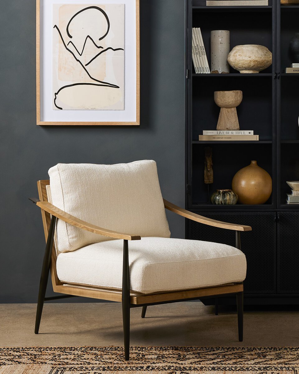 Kennedy Chair FURNITURE - lounge chair Four Hands