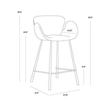 Walrose Counter Stool FURNITURE - counter stool Sunpan