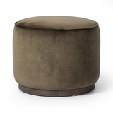 Sinclair Round Ottoman FURNITURE - ottoman Four Hands