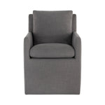 Glenris Wheeled Dining Armchair FURNITURE - dining chair Sunpan