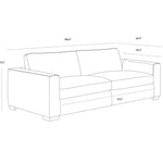 Baylor 72" Sofa FURNITURE - sofa Sunpan