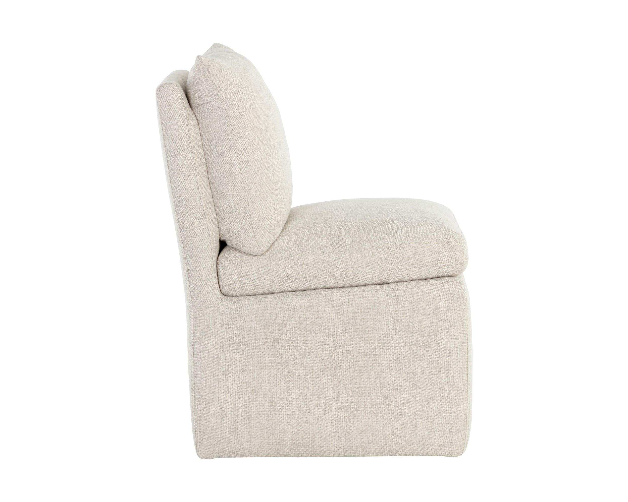 Glenris Wheeled Dining Chair