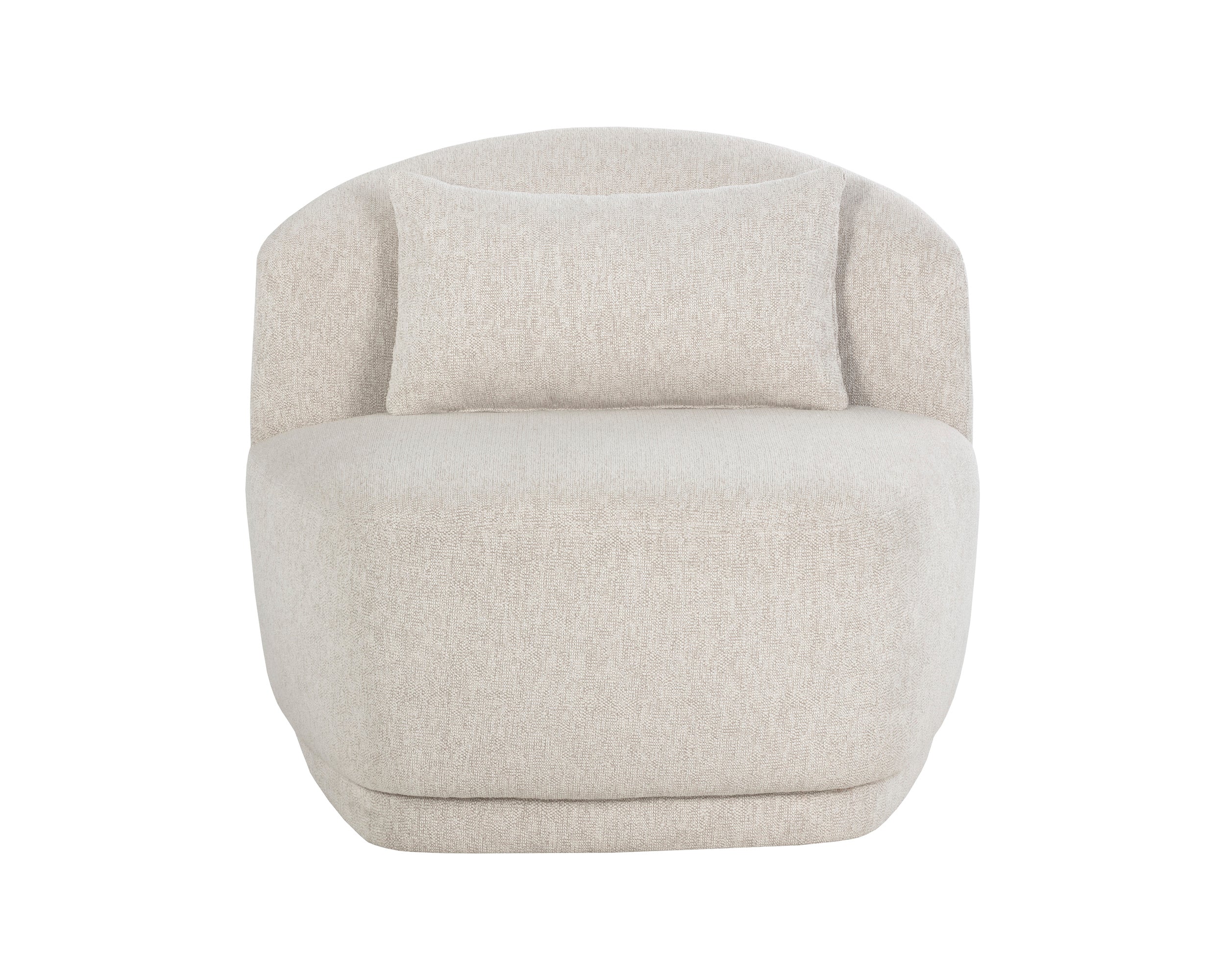 Soray Swivel Armless Chair FURNITURE - lounge chair Sunpan